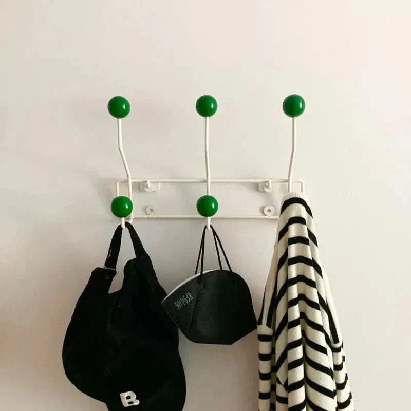Ganci da Parete in Metallo Colorato in Stile Vintage per Abiti e Cappelli