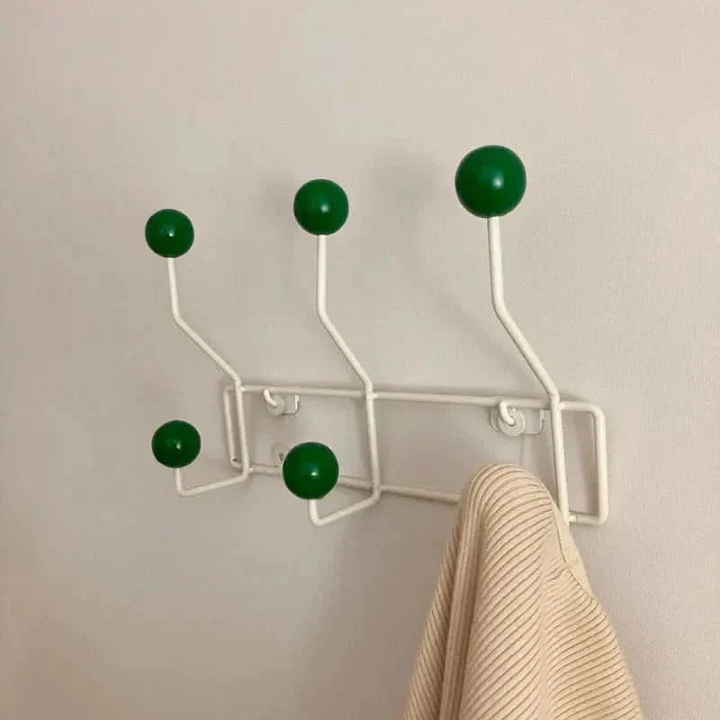Ganci da Parete in Metallo Colorato in Stile Vintage per Abiti e Cappelli