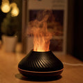 Umidificatore d'aria e diffusore di aromi effetto fiamma vulcanica