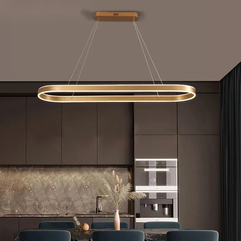 Tressa - Lampada a Sospensione da Cucina Oro Rosa