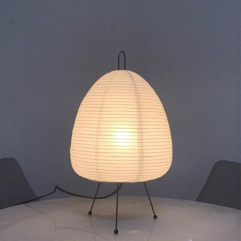 Lampada da Tavolo a Lanterne di Carta Giapponese