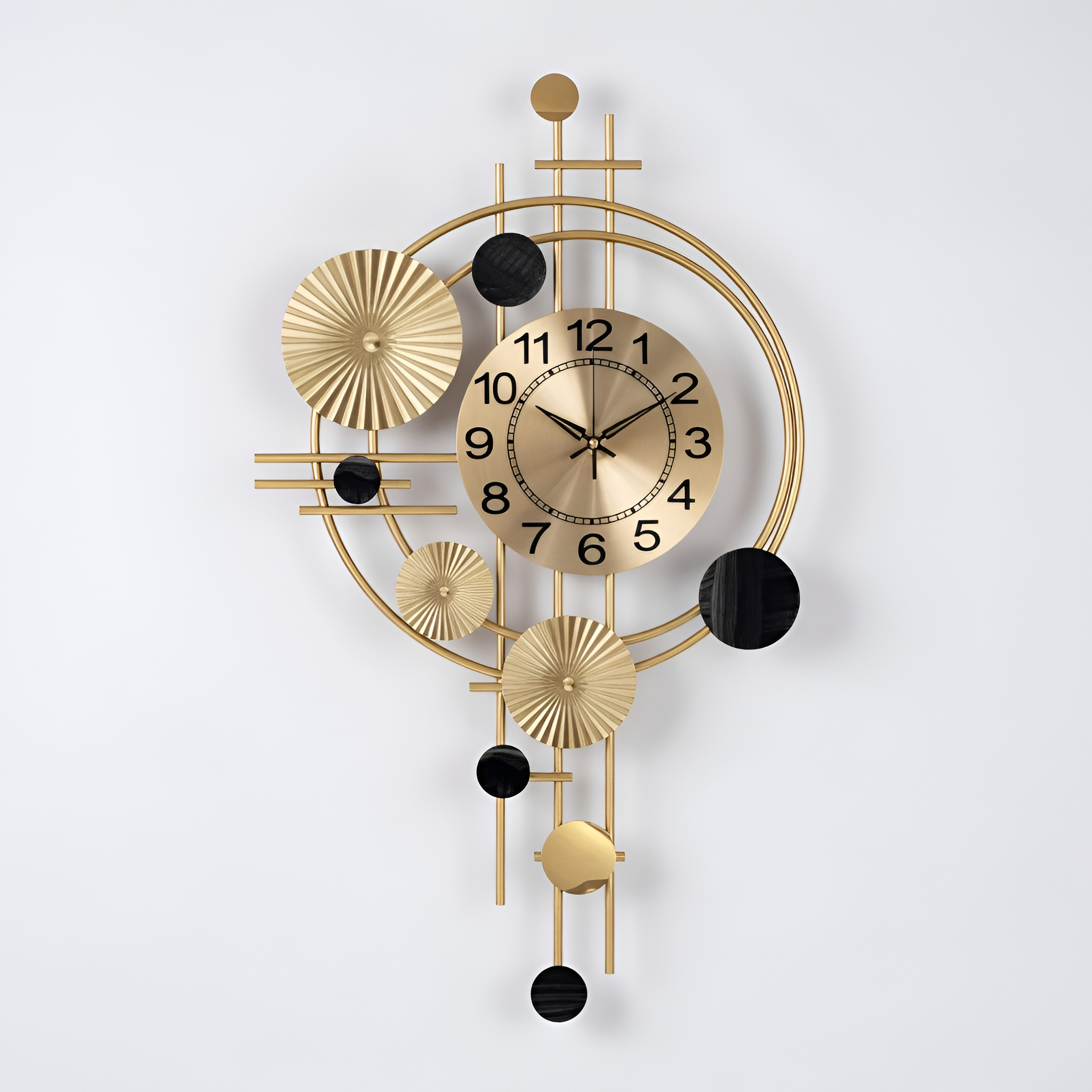William - Elegante orologio da parete nordico di lusso per gli spazi abitativi