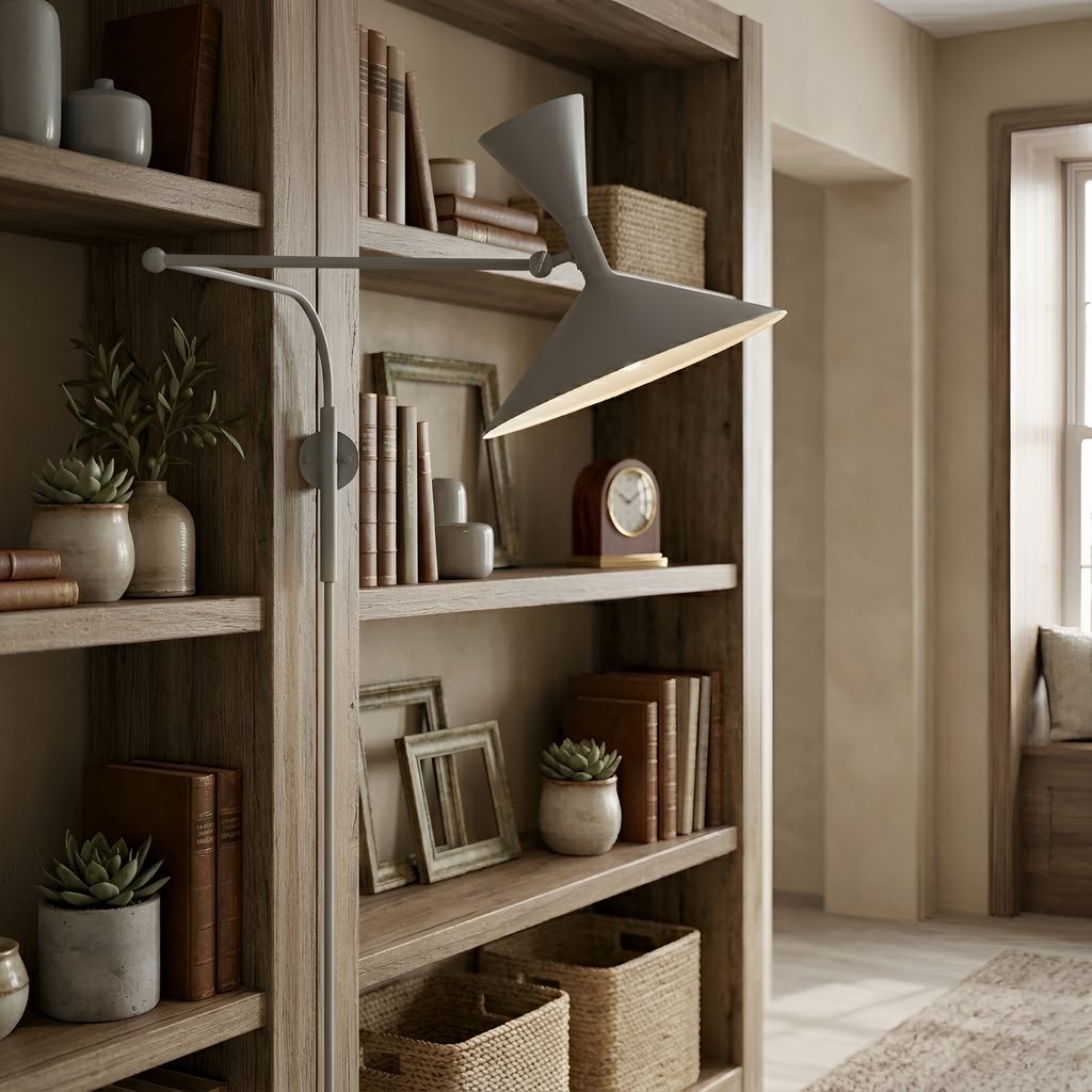 Miles - Applique regolabile per l'arredamento di camere da letto e soggiorni