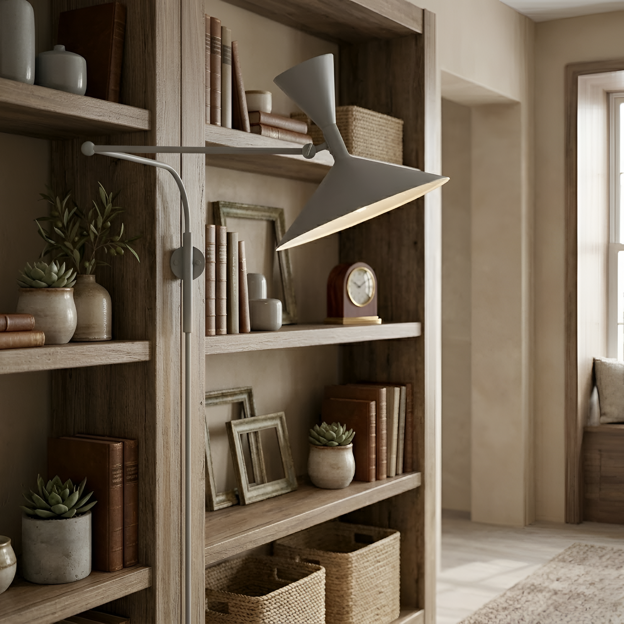 Miles - Applique regolabile per l'arredamento di camere da letto e soggiorni