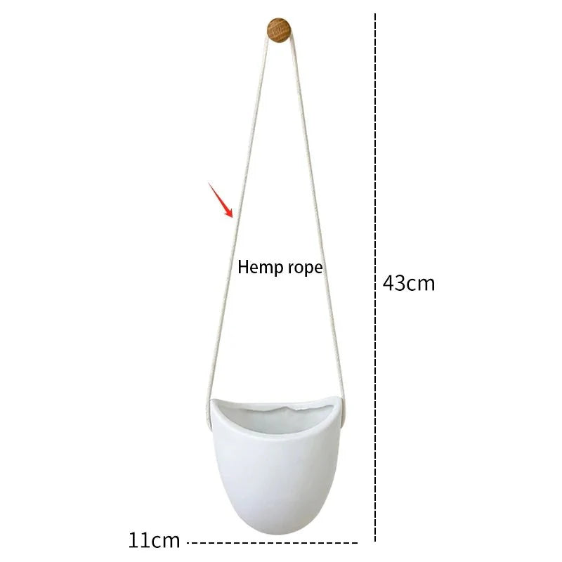 WALLORA – Elegante Vaso da Parete per un'Decorazione Verde Salvaspazio