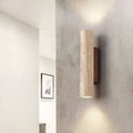 Lampada da Parete LED in Travertino – Stile Wabi-Sabi