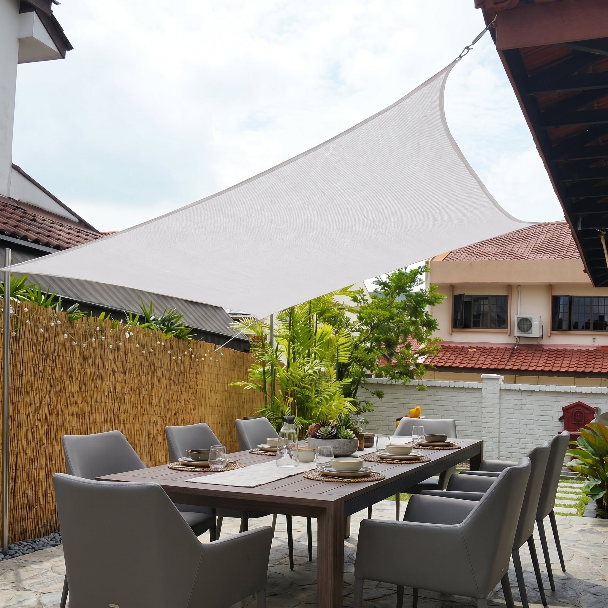 Telo da sole impermeabile per giardino e terrazza