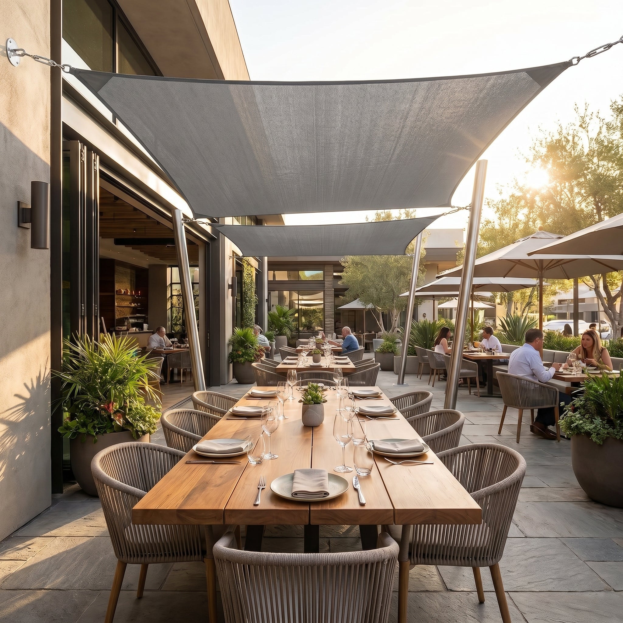 Telo da sole impermeabile per giardino e terrazza