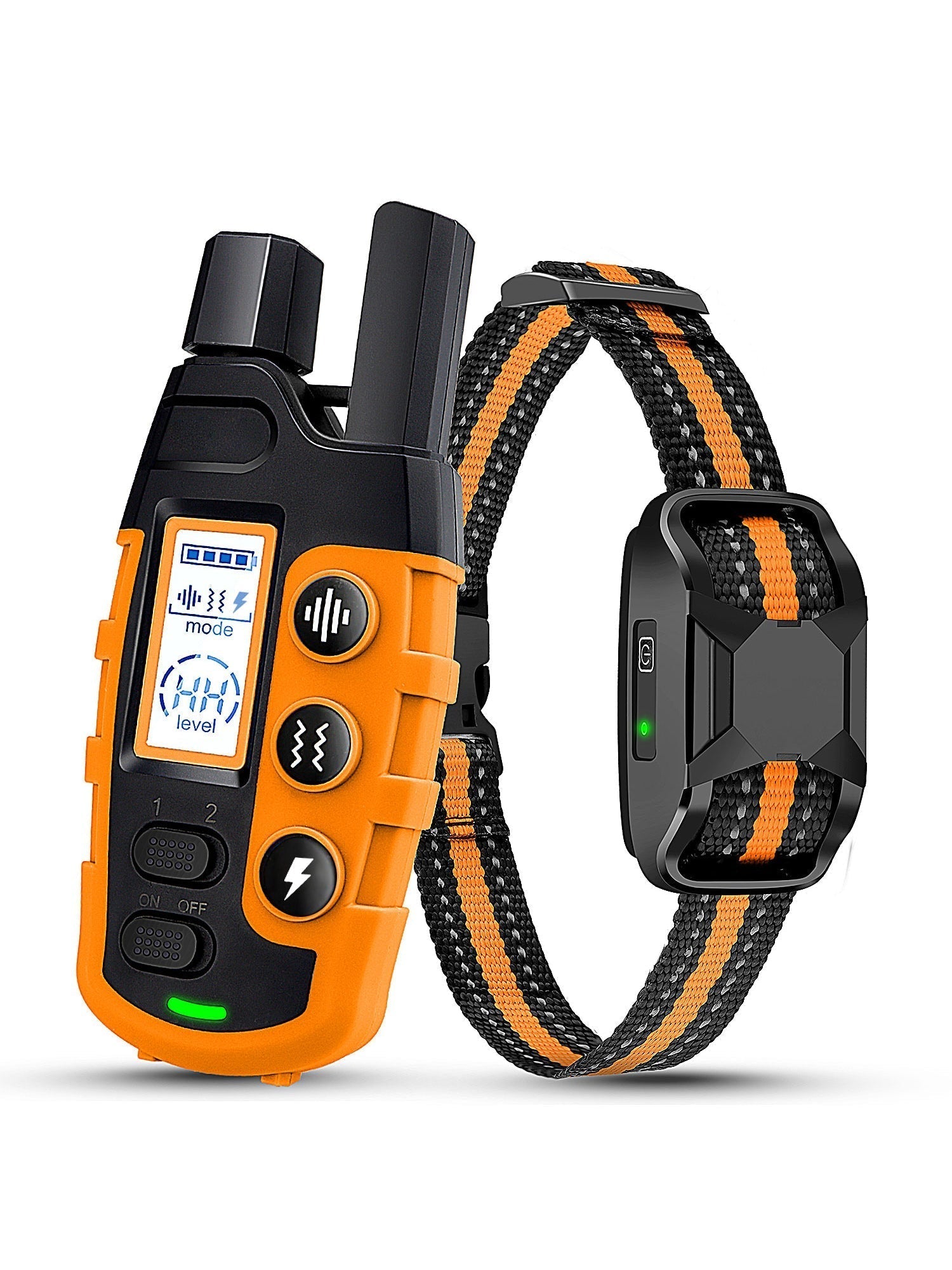 Collare Elettronico per Addestramento Cani Impermeabile con Controllo Remoto 3300Ft