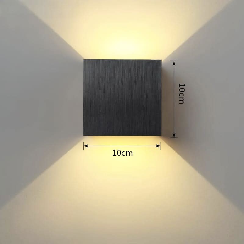 Lampada da Parete Cubica Impermeabile – Lampada LED Esterna Su Giù