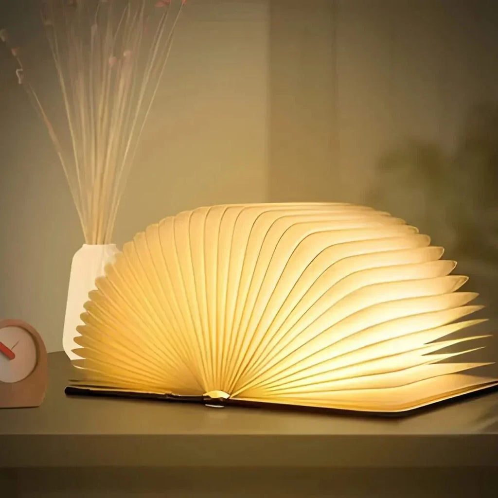 Enchanting LED Book Lamp for Unique Decor