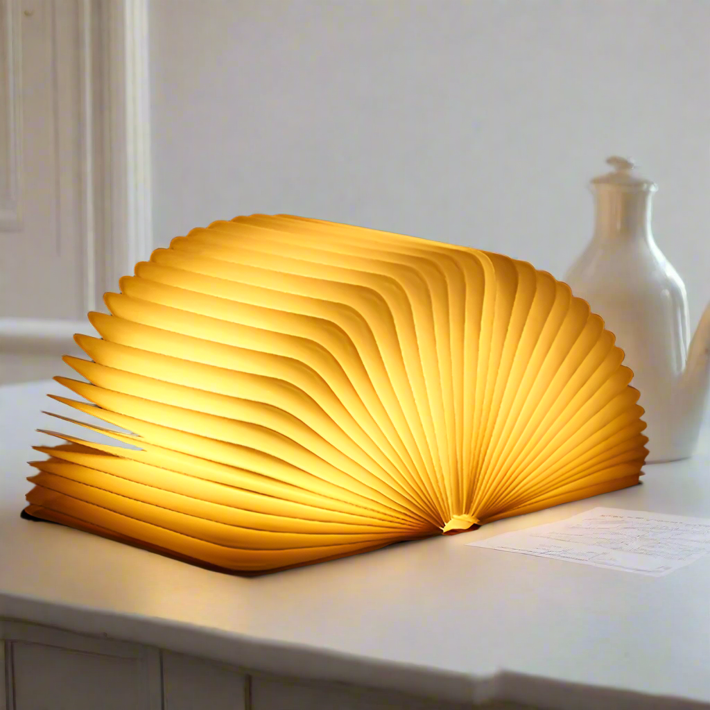 Enchanting LED Book Lamp for Unique Decor