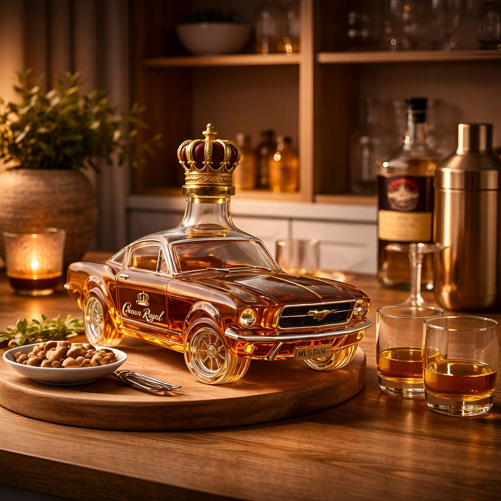 Mason - Decanter creativo per whisky da auto