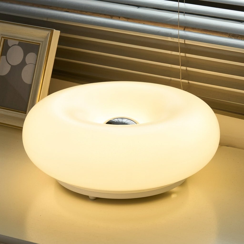 Lampada Donut Bauhaus Ricaricabile per Tavolo e Parete