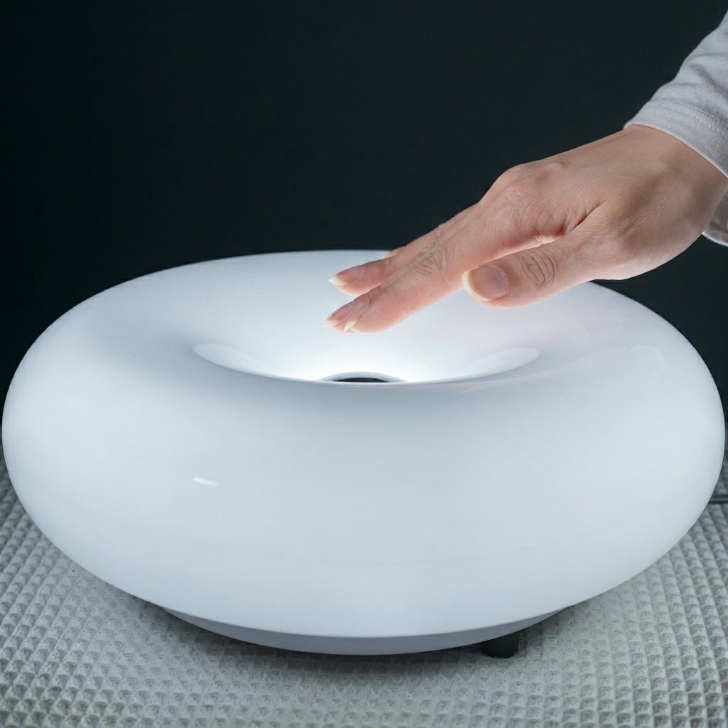 Lampada Donut Bauhaus Ricaricabile per Tavolo e Parete