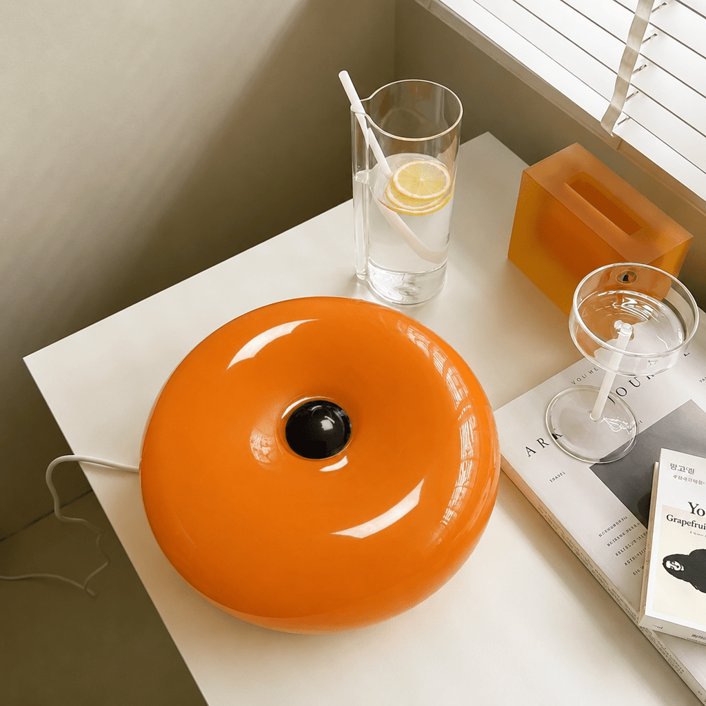 Lampada Donut Bauhaus Ricaricabile per Tavolo e Parete