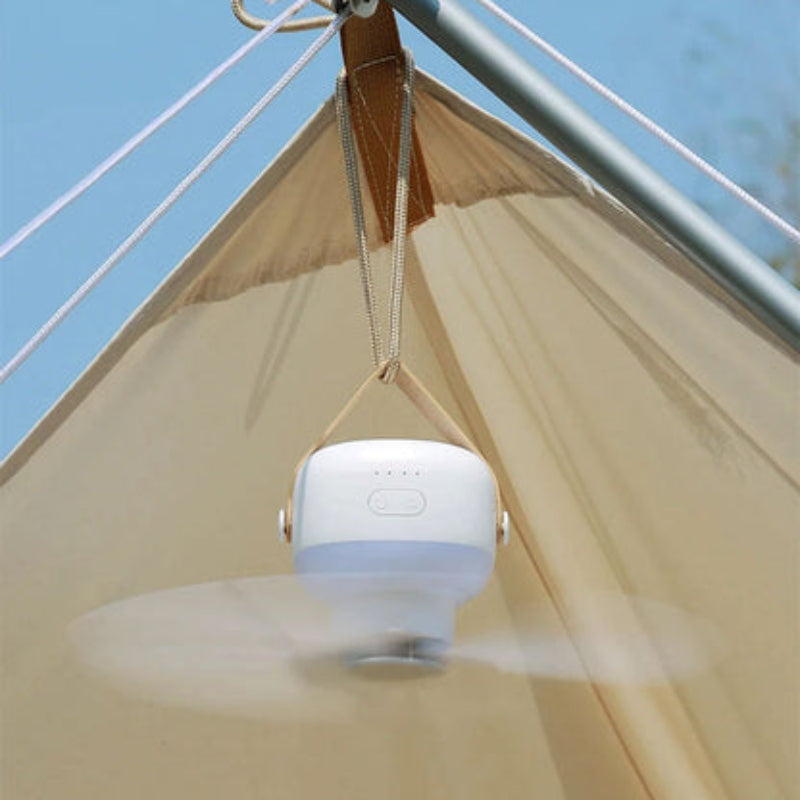 Wireless Rechargeable Portable Fan with Remote & LED Light