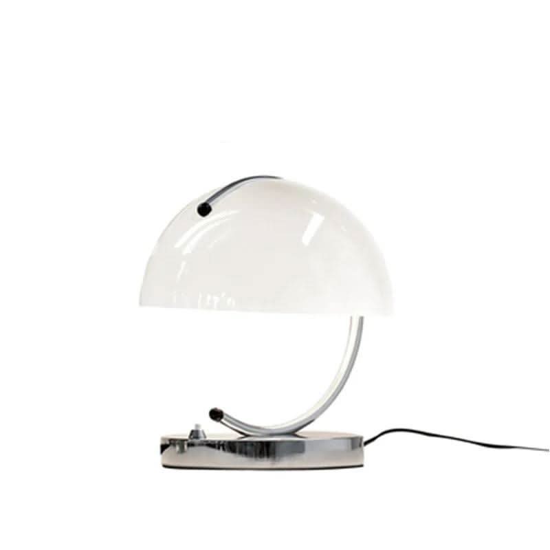Lampada da Tavolo in Vetro a Forma di Fungo in Stile Danese