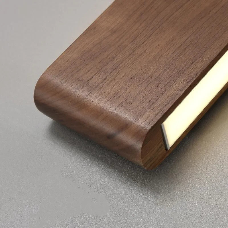 WOODLUX LED – lampada da parete in legno moderna con 3 modalità di colore