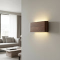 WOODLUX LED – lampada da parete in legno moderna con 3 modalità di colore