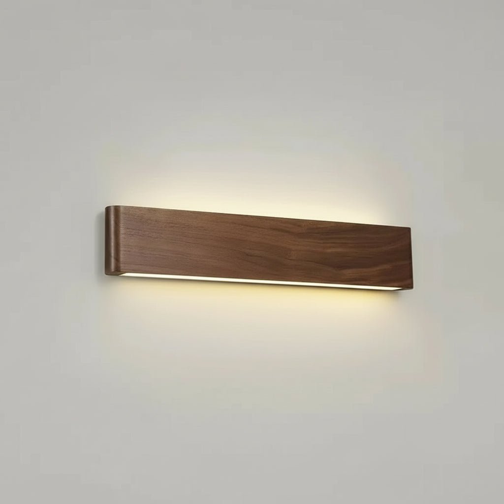 WOODLUX LED – lampada da parete in legno moderna con 3 modalità di colore