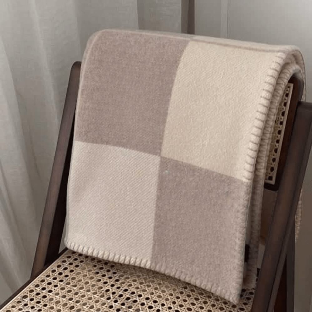 WOOLNEST – Coperta in Lana Morbida Premium per Calore e Comfort Interno