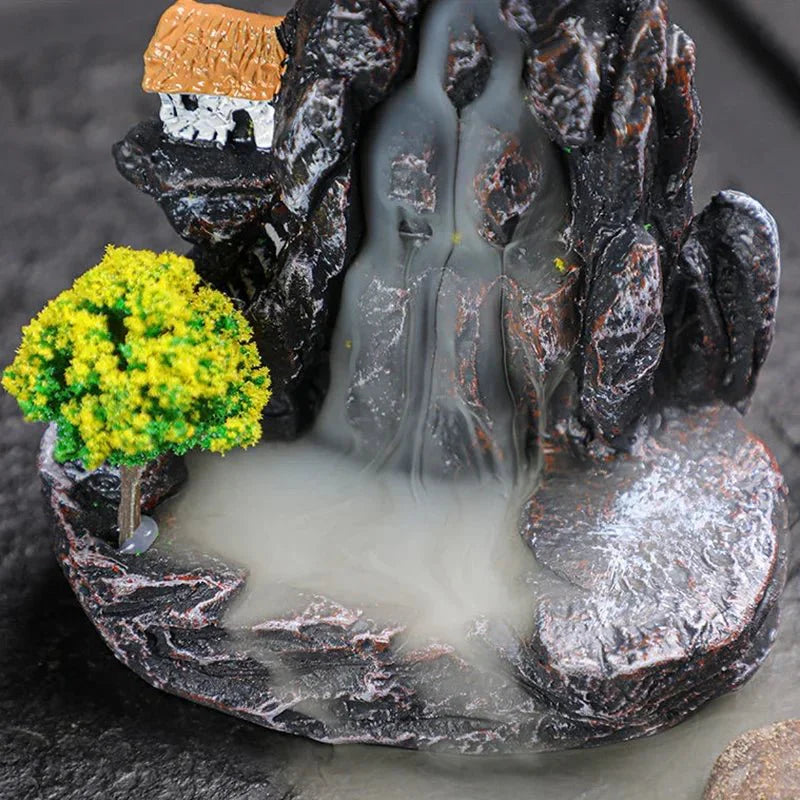 ZENSTREAM - Bruciatore di Incenso a Flusso Cascata per Relax e Meditazione